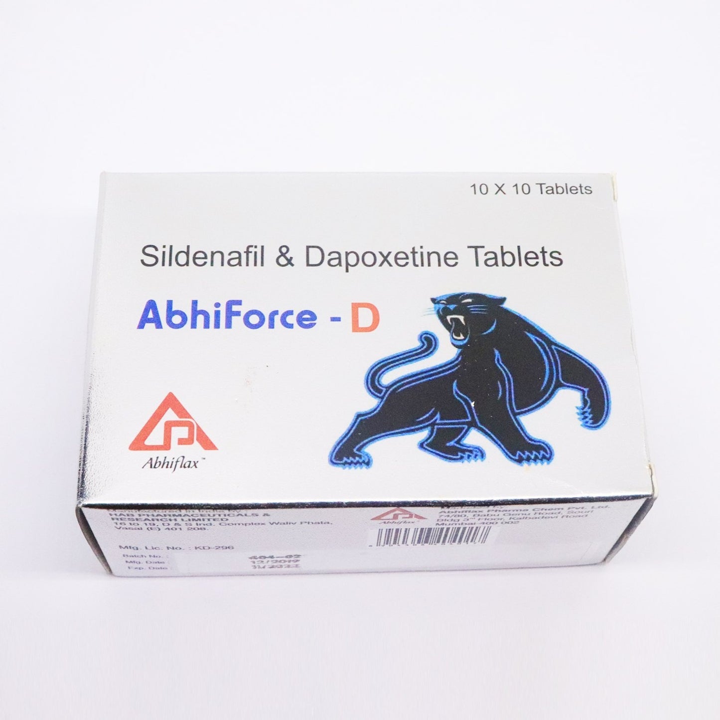 Abhiforce D Tablet (Sildenafil/Dapoxetine)