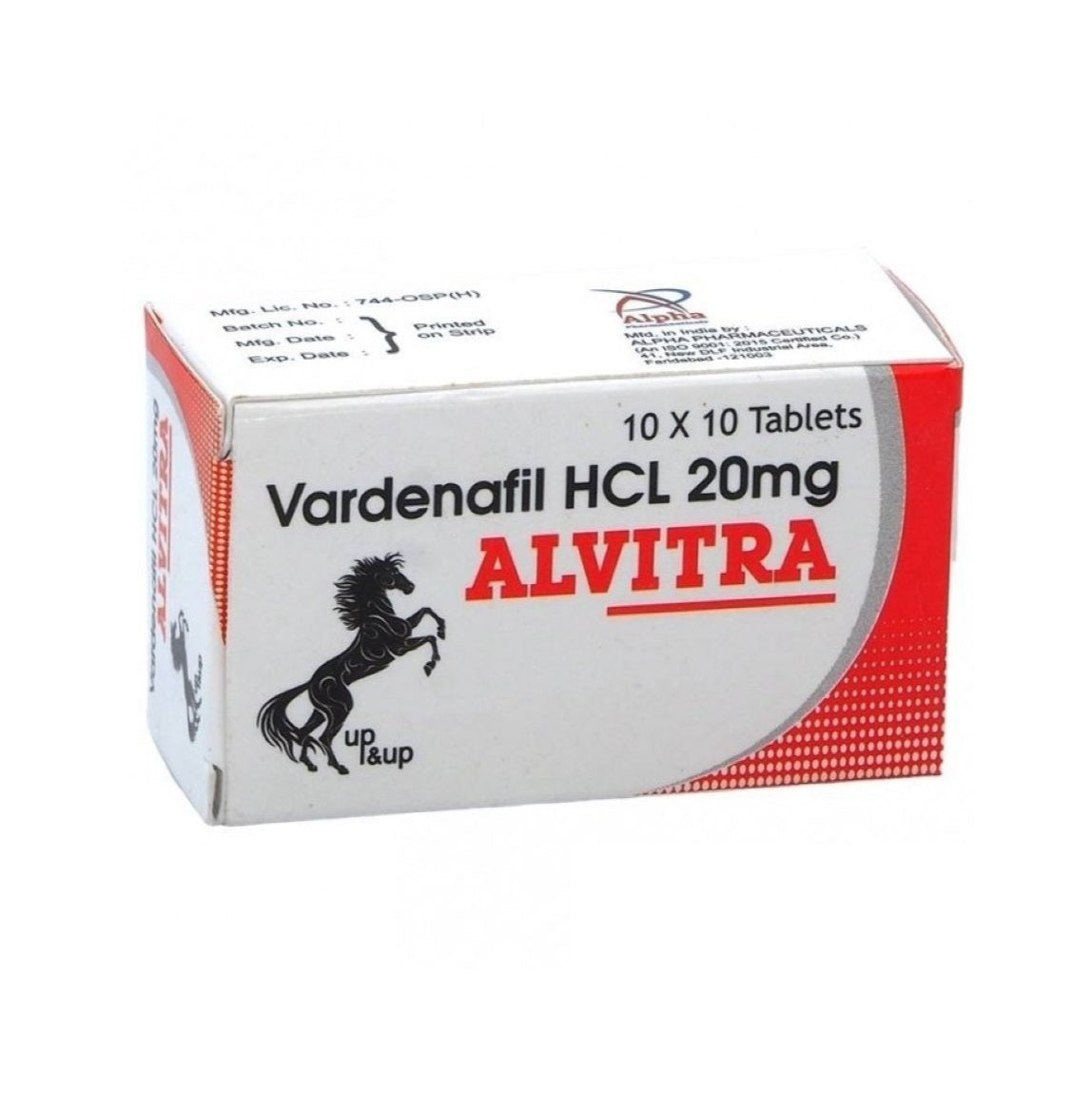 Alvitra 20mg Tablet (Vardenafil)