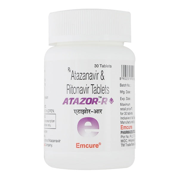 Atazor R Tablet (Atazanavir/Ritonavir)