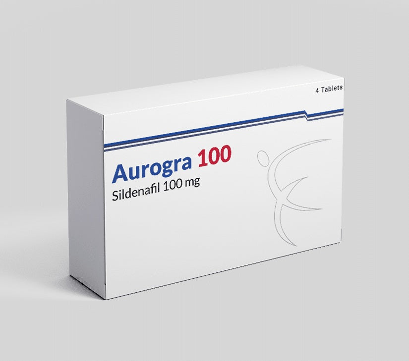 Aurogra 100mg Tablet (Sildenafil Citrate)