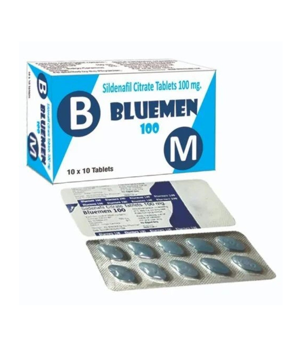 Bluemen 100 Tablet (Sildenafil Citrate)