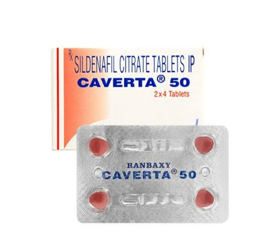 Caverta 50mg Tablet (Sildenafil Citrate)