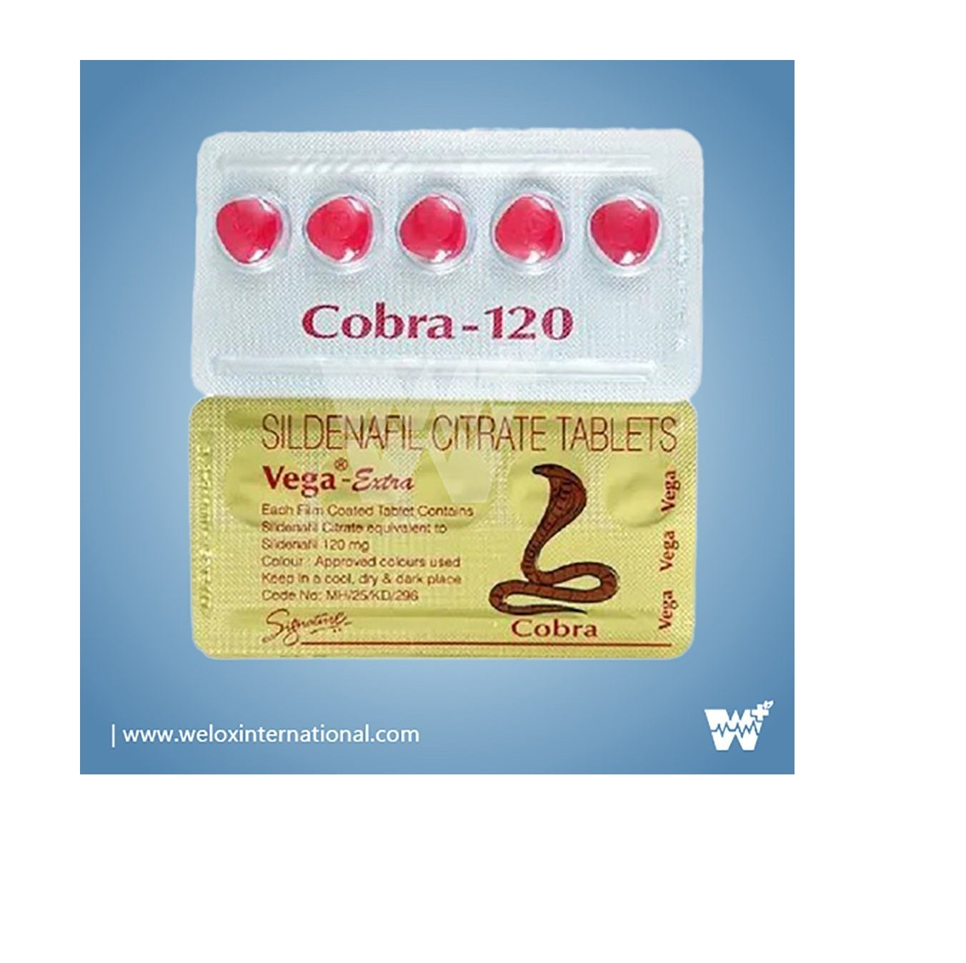 Cobra 120mg Tablet (Sildenafil Citrate)