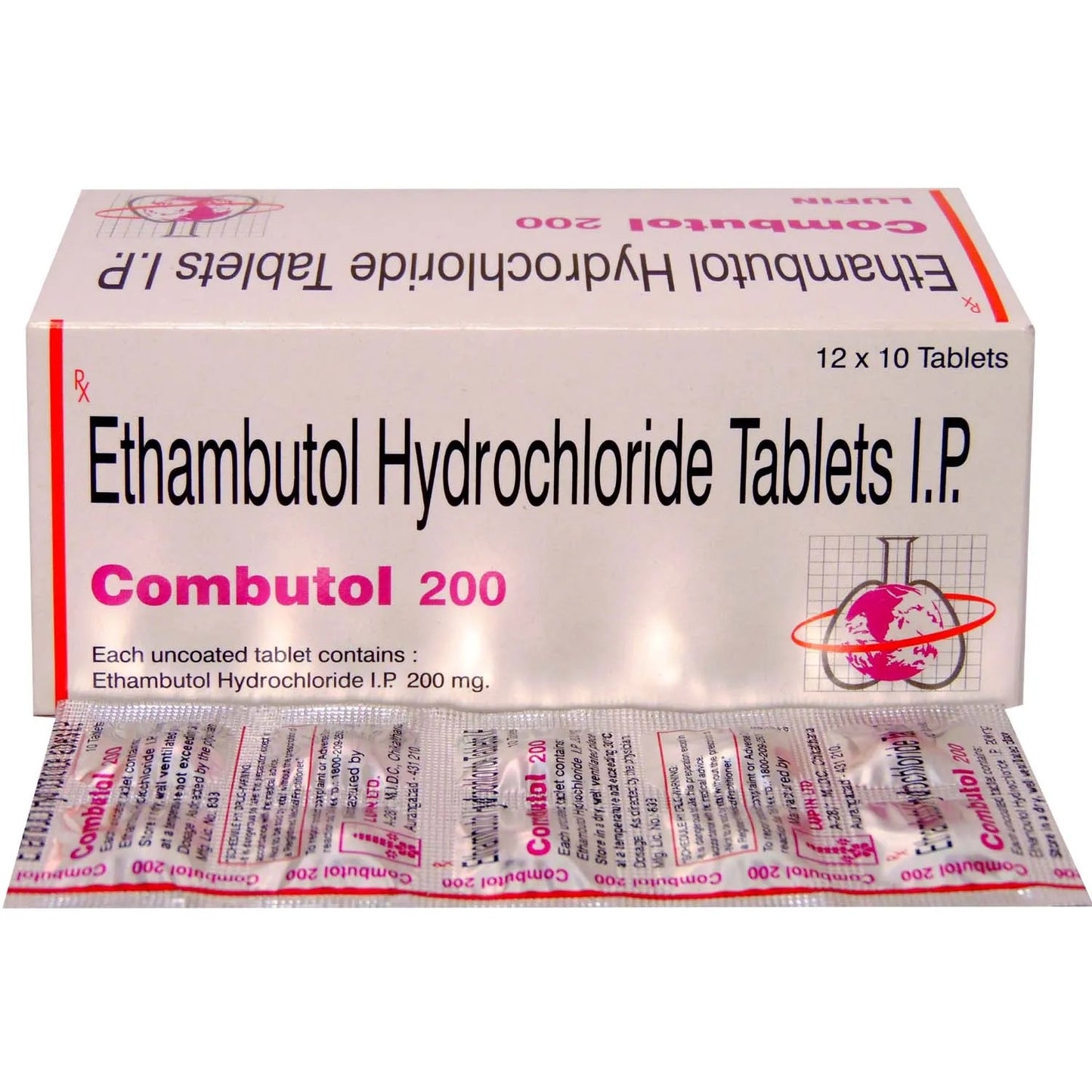 Combutol 200 Tablet (Isoniazid/Ethambutol)