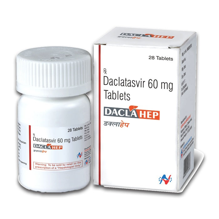 Daclahep 60mg Tablet (Daclatasvir)