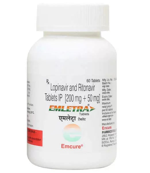 Emletra Tablet (Lopinavir/Ritonavir)