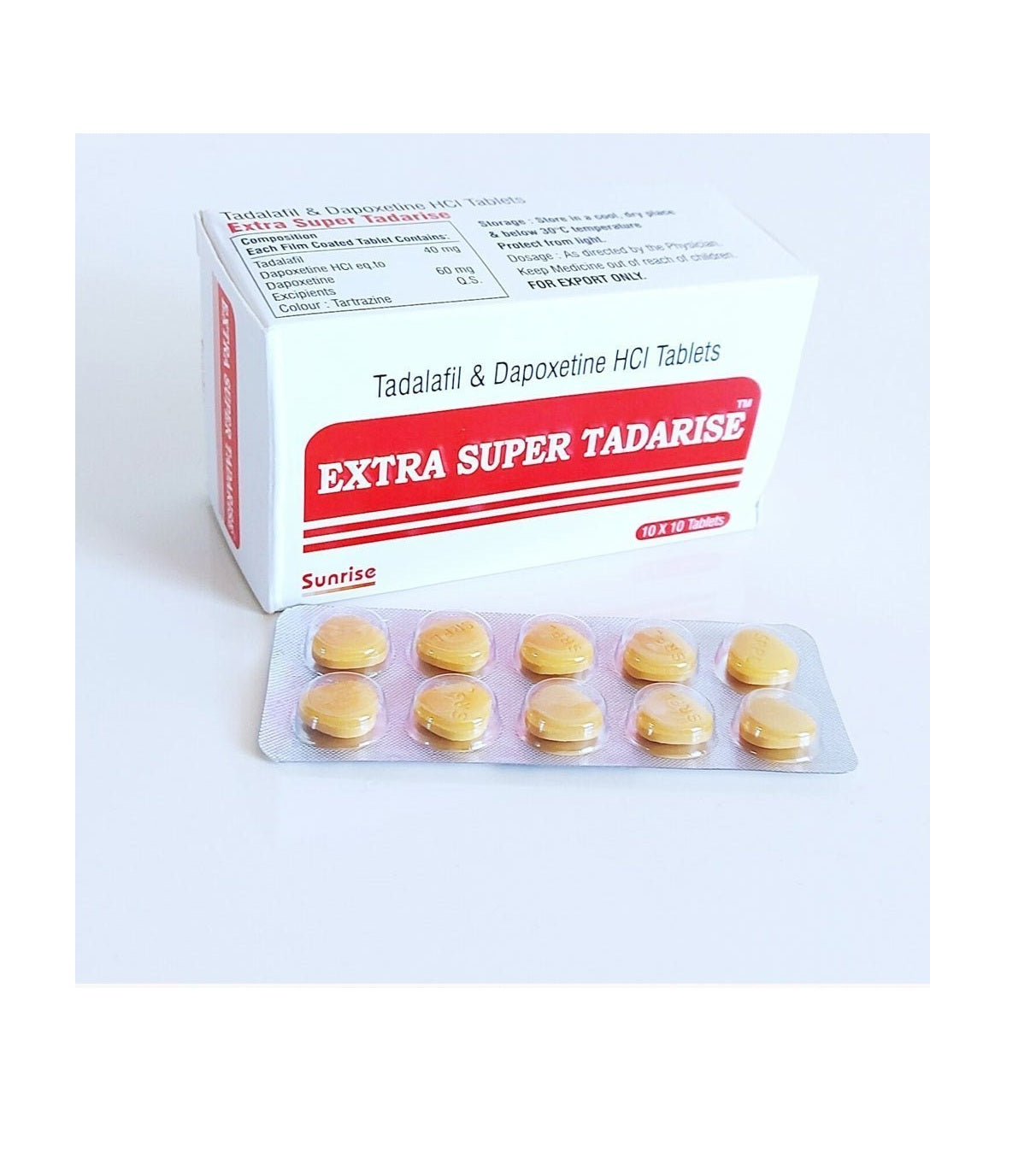 Extra Super Tadarise Tablet (Tadalafil/Dapoxetine)