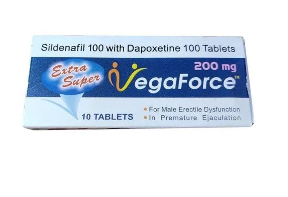 Extra Super Vegaforce Tablet (Sildenafil/Dapoxetine)
