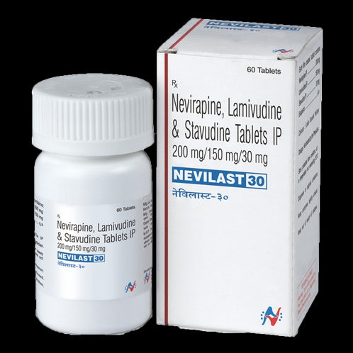 Nevilast 30 Tablet (Stavudine/Lamivudine/Nevirapine)