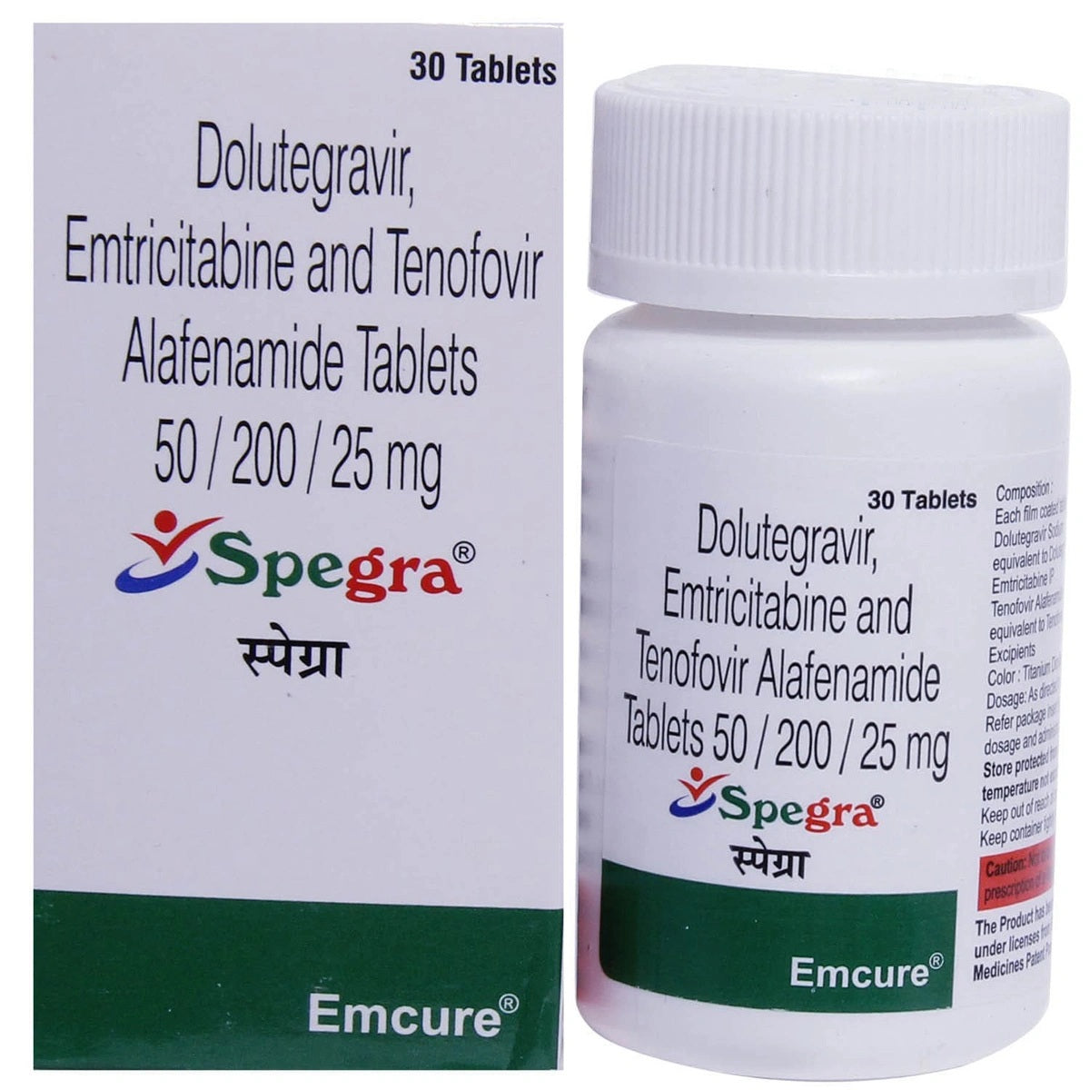 Spegra Tablet (Dolutegravir/Emtricitabine/Tenofovir Alafenamide)