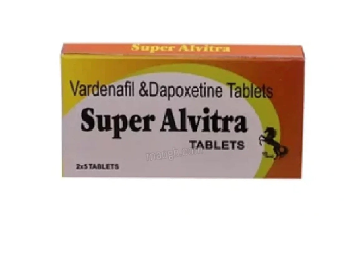 Super Alvitra Tablet (Vardenafil/Dapoxetine)