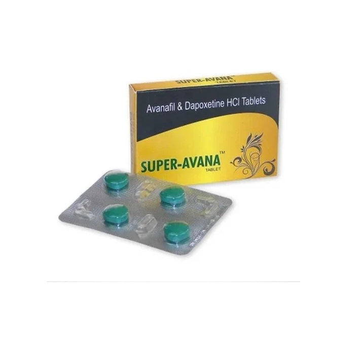 Super Avana Tablet (Avanafil/Dapoxetine)
