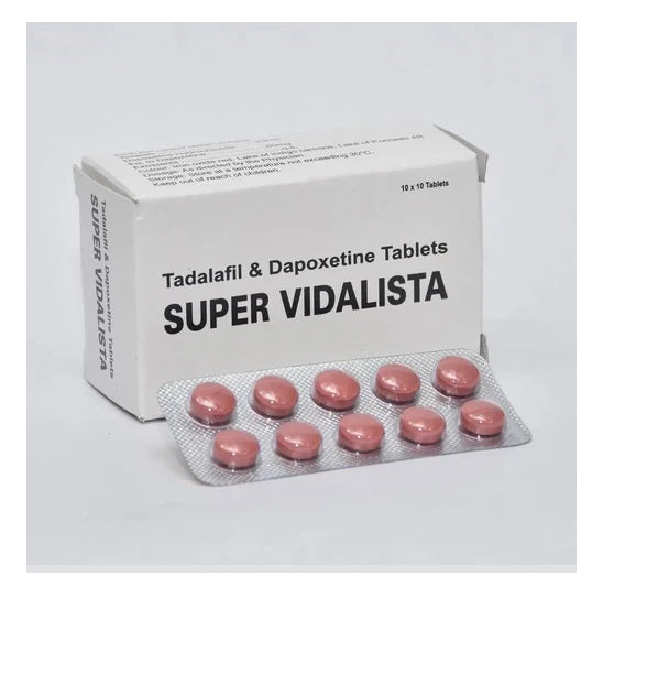 Super Vidalista Tablet (Tadalafil/Dapoxetine)