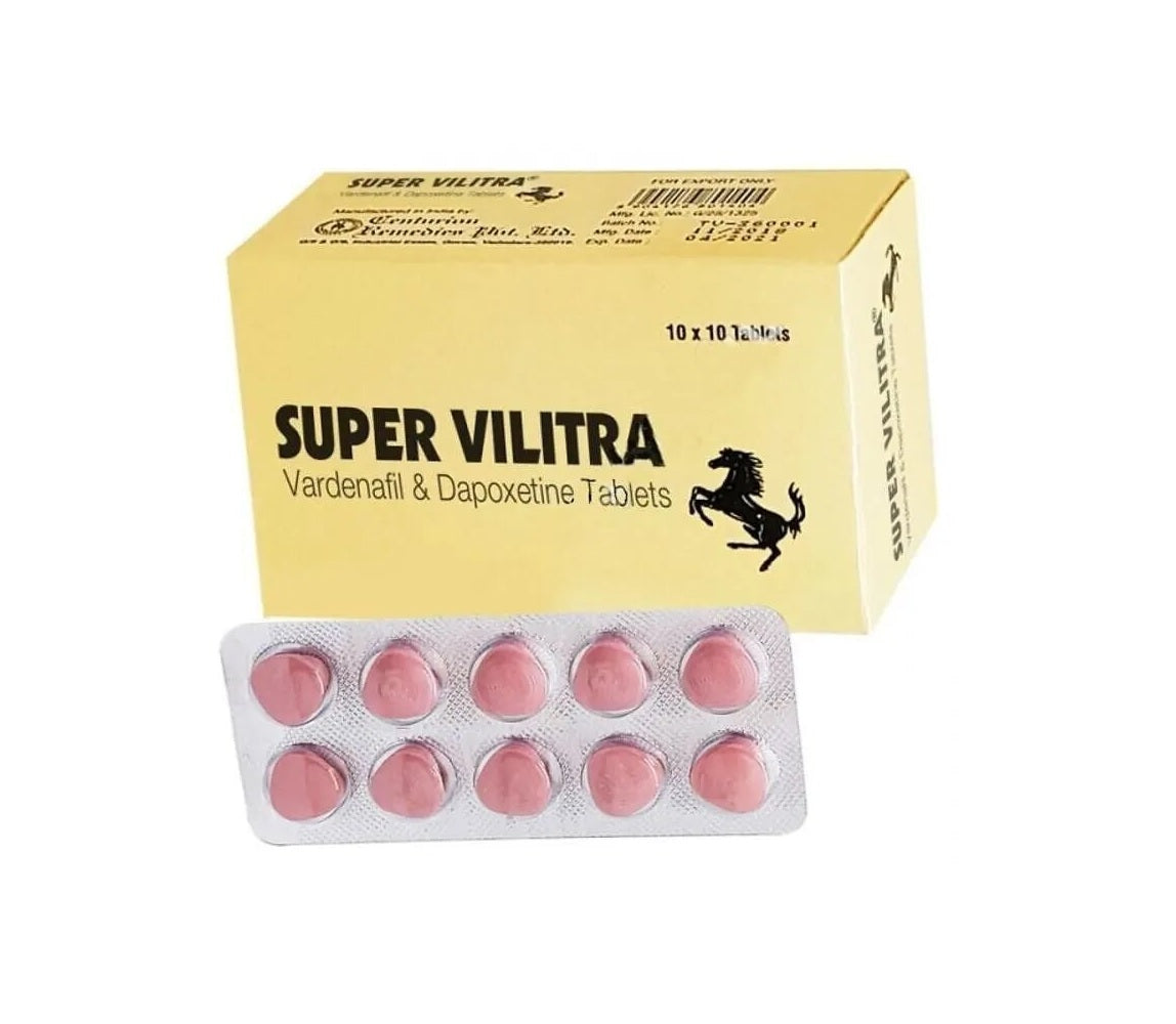 Super Vilitra Tablet (Vardenafil/Dapoxetine)