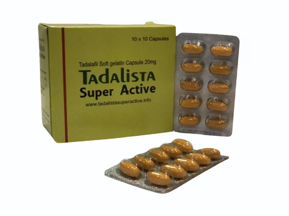 Tadalista Super Active Softgel Capsules