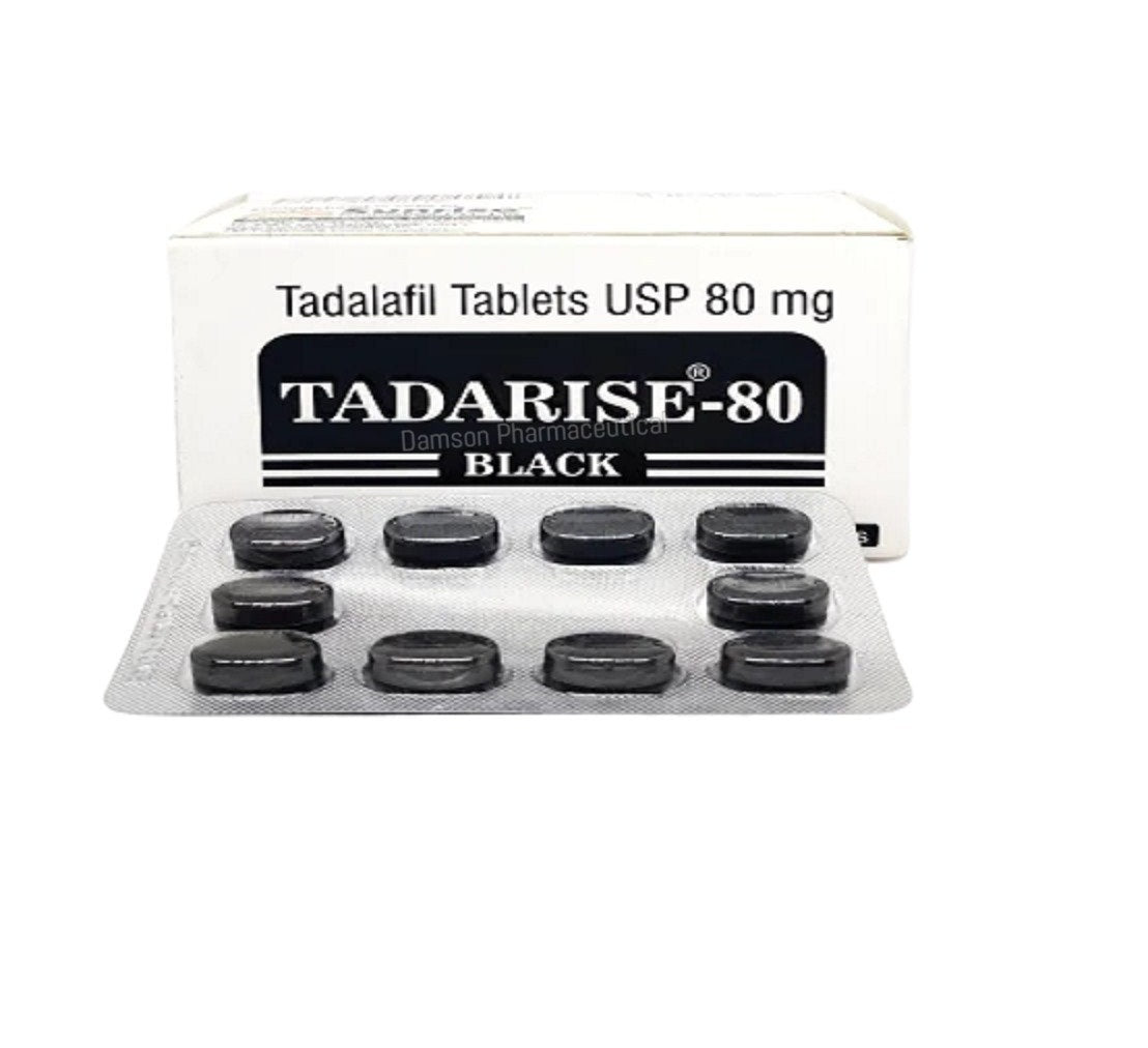 Tadarise Black 80mg Tablet (Tadalafil)
