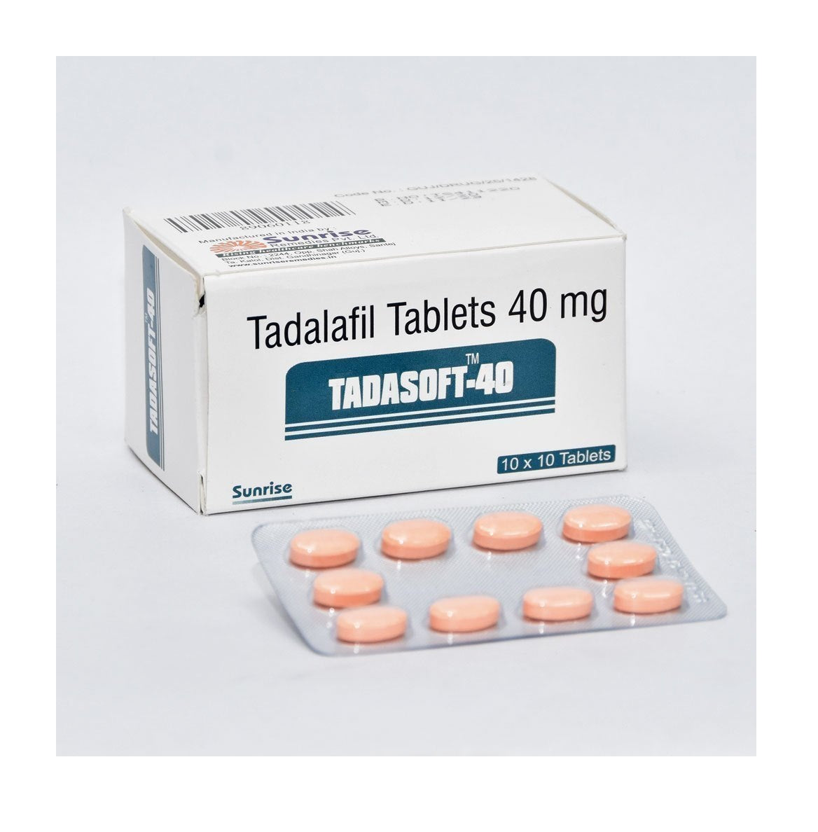 Tadasoft 40mg Tablet (Tadalafil)