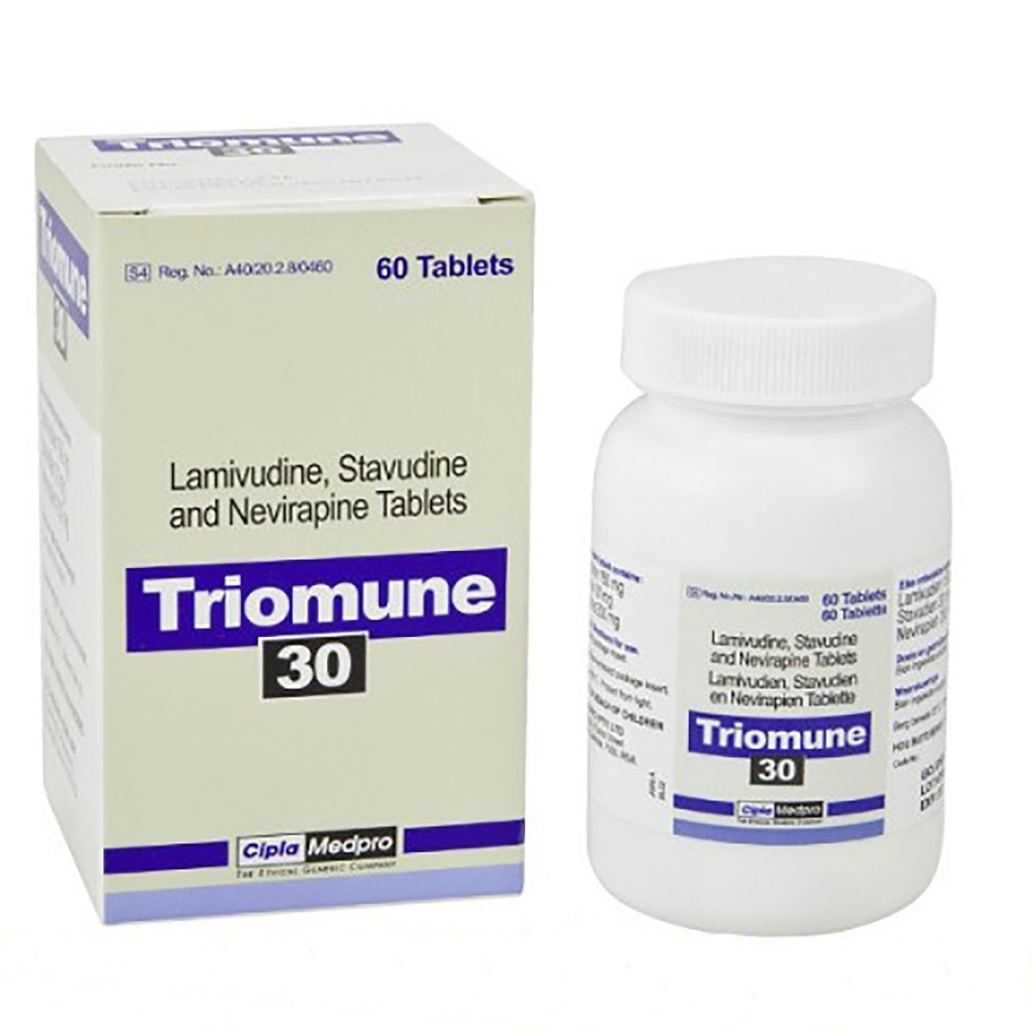 Triomune 30 Tablet (Stavudine/Lamivudine/Nevirapine)