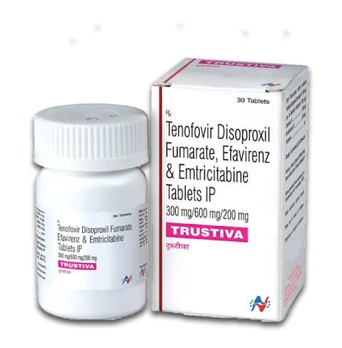 Trustiva Tablet (Emtricitabine/Tenofovir/Efavirenz)