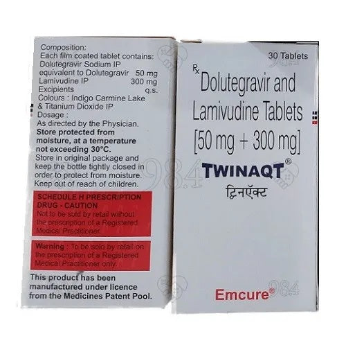 Twinaqt Tablet (Dolutegravir/Lamivudine)