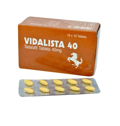 Vidalista 40mg Tablet (Tadalafil)