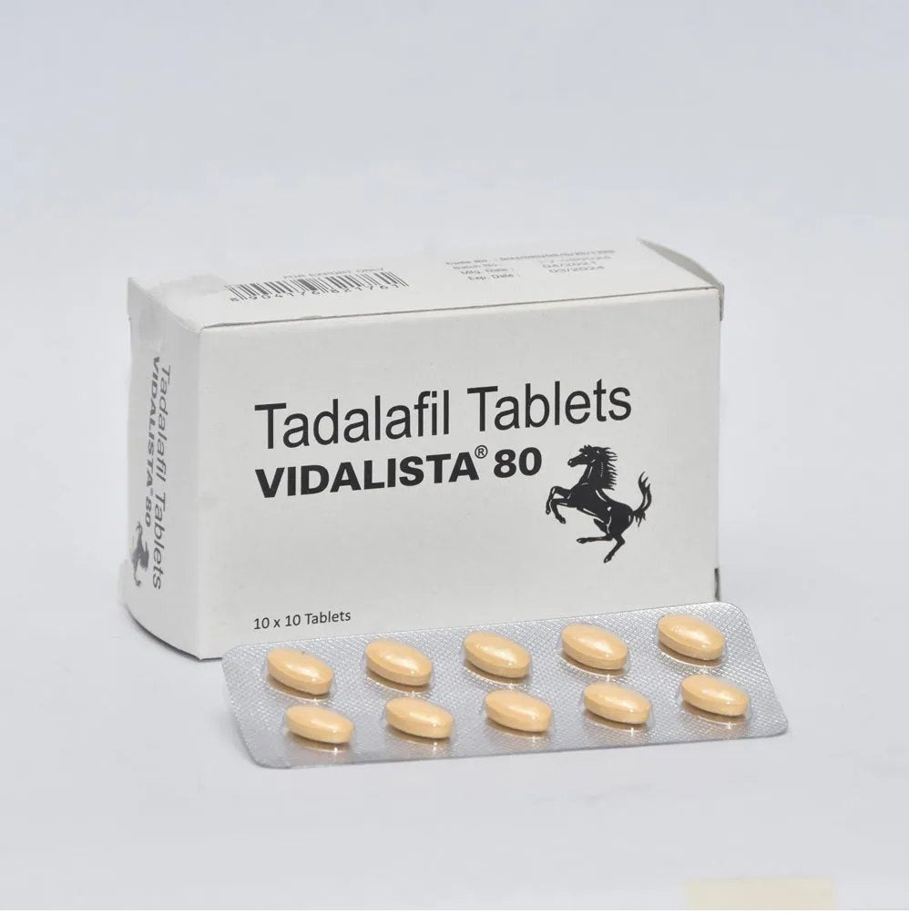 Vidalista 80mg Tablet (Tadalafil)