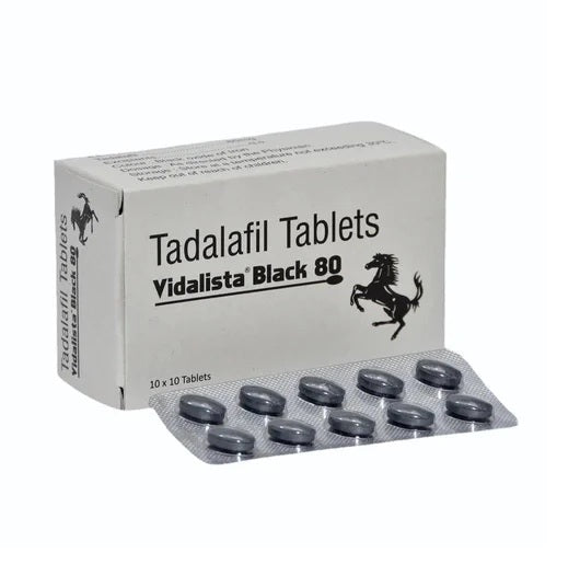 Vidalista Black 80mg Tablet (Tadalafil)