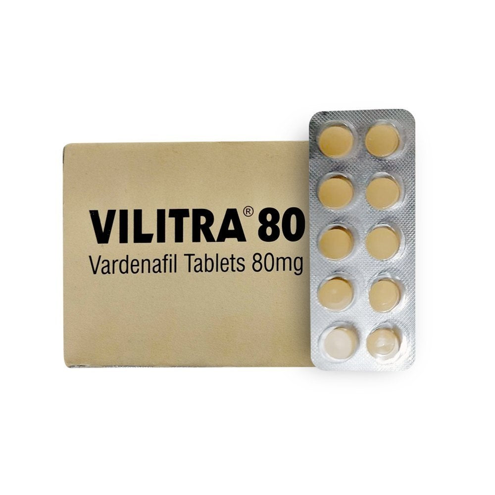 Vilitra 80mg Tablet (Vardenafil)