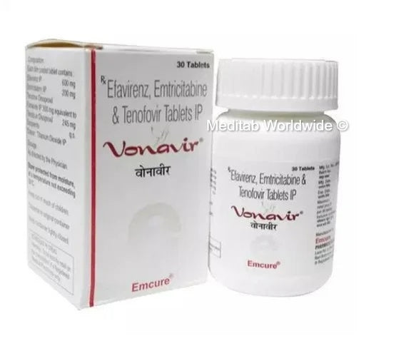 Vonavir Tablet (Emtricitabine/Tenofovir/Efavirenz)