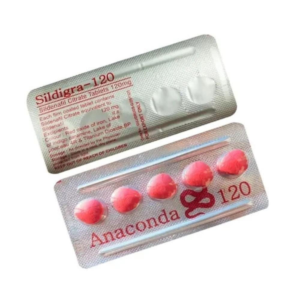 Anaconda 120mg Tablet (Sildenafil Citrate)