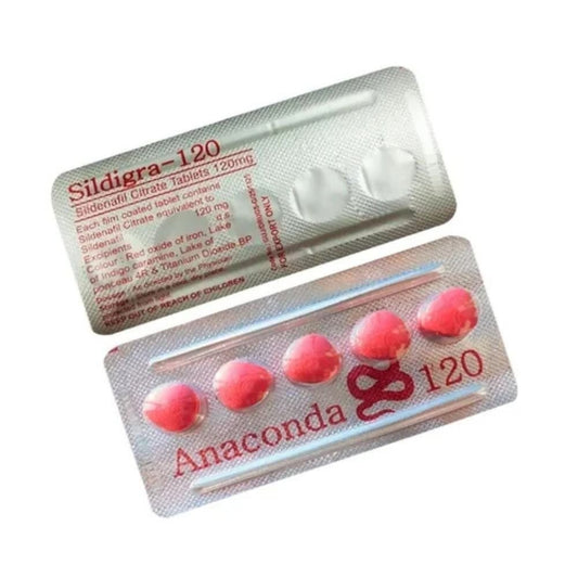 Anaconda 120mg Tablet (Sildenafil Citrate)
