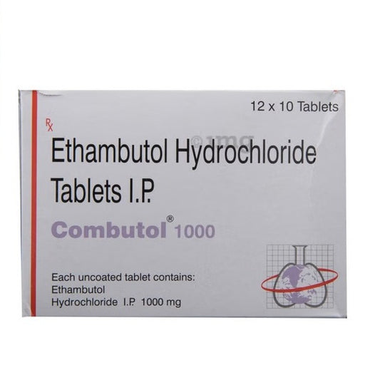 Combutol 1000 Tablet (Isoniazid/Ethambutol)