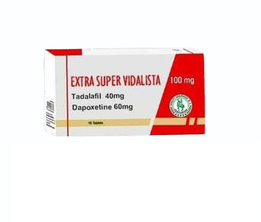 Extra Super Vidalista Tablet (Tadalafil/Dapoxetine)