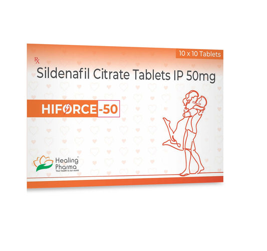 Hiforce 50mg Tablet (Sildenafil Citrate)