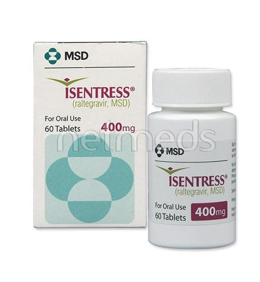 Isentress 400mg Tablet (Raltegravir)