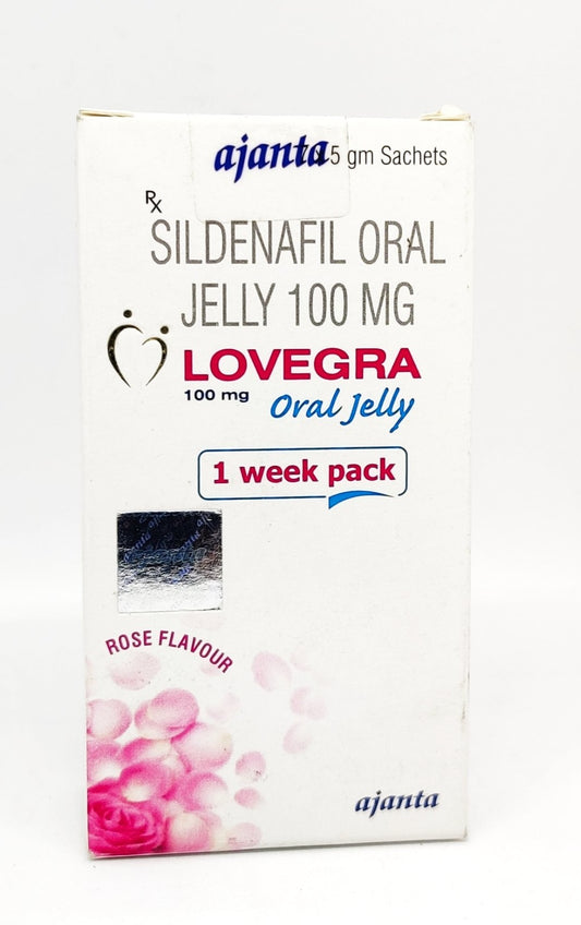 Lovegra Oral Jelly (Sildenafil Citrate)