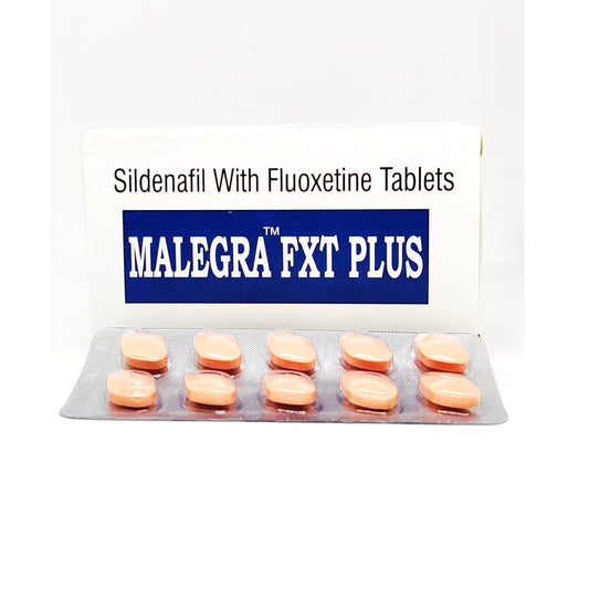 Malegra FXT Plus Tablet (Sildenafil/Fluoxetine)