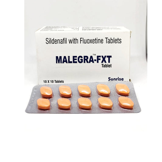 Malegra FXT Tablet (Sildenafil/Fluoxetine)