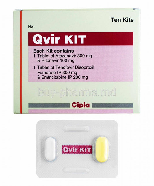 Qvir Kit (Atazanavir/Emtricitabine/Ritonavir/Tenofovir)