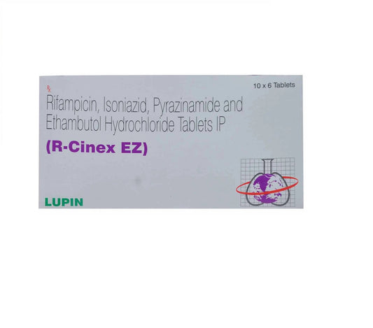 R-Cinex EZ Tablet (Isoniazid/Rifampicin/Ethambutol/Pyrazinamide)