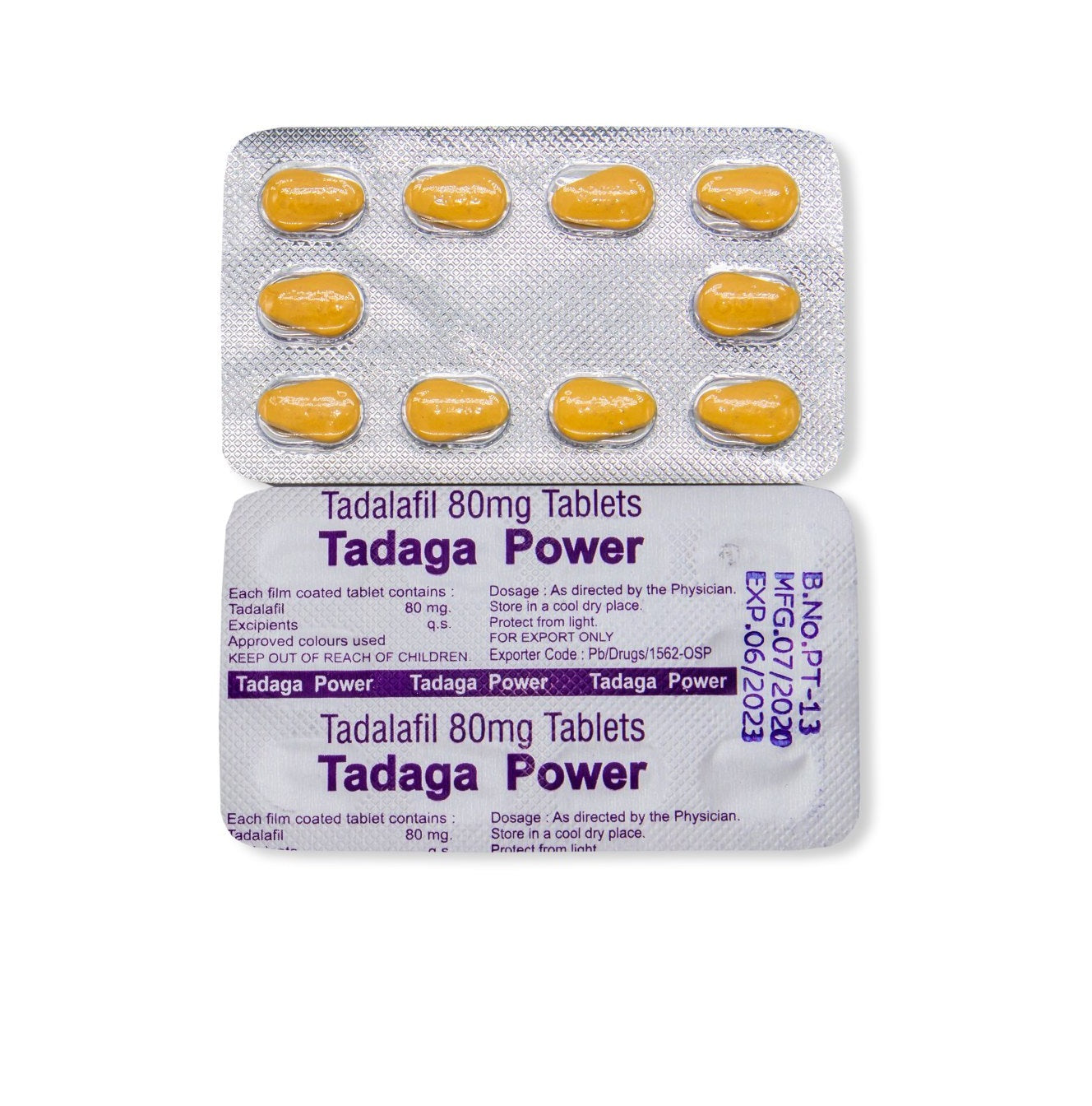 Tadaga Power 80mg Tablet (Tadalafil)